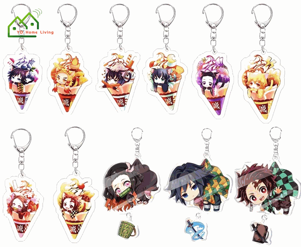 Móc Chìa Khóa Gắn Hình Nhân Vật Anime Dễ Thương