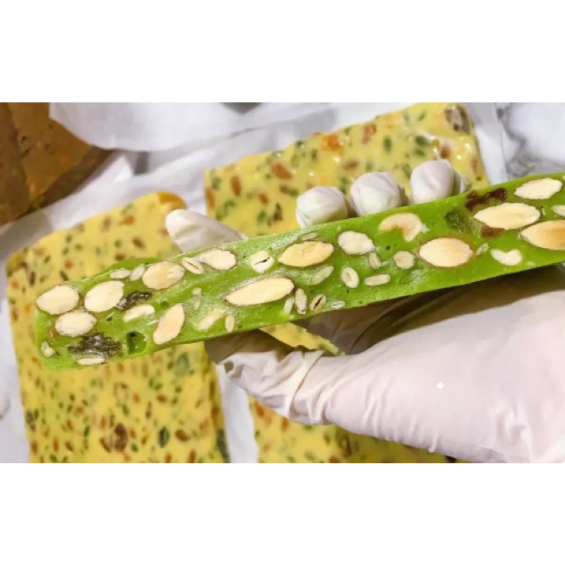 Kẹo hạt dinh dưỡng Nougat  marshmallow ít ngọt ăn kiêng N.B Food