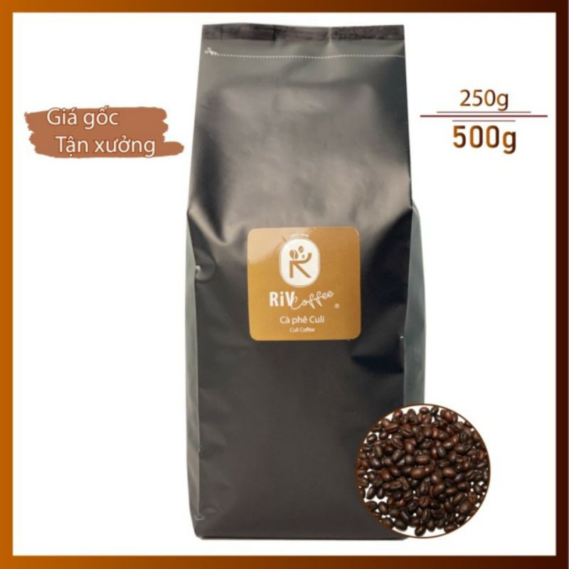 Cà phê culi - peaberry nguyên chất giá sỉ - 500g