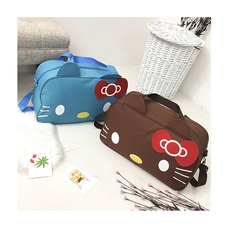 Túi xách du lịch hello kitty đa năng siêu rộng đủ màu - Shop trẻ thơ NK