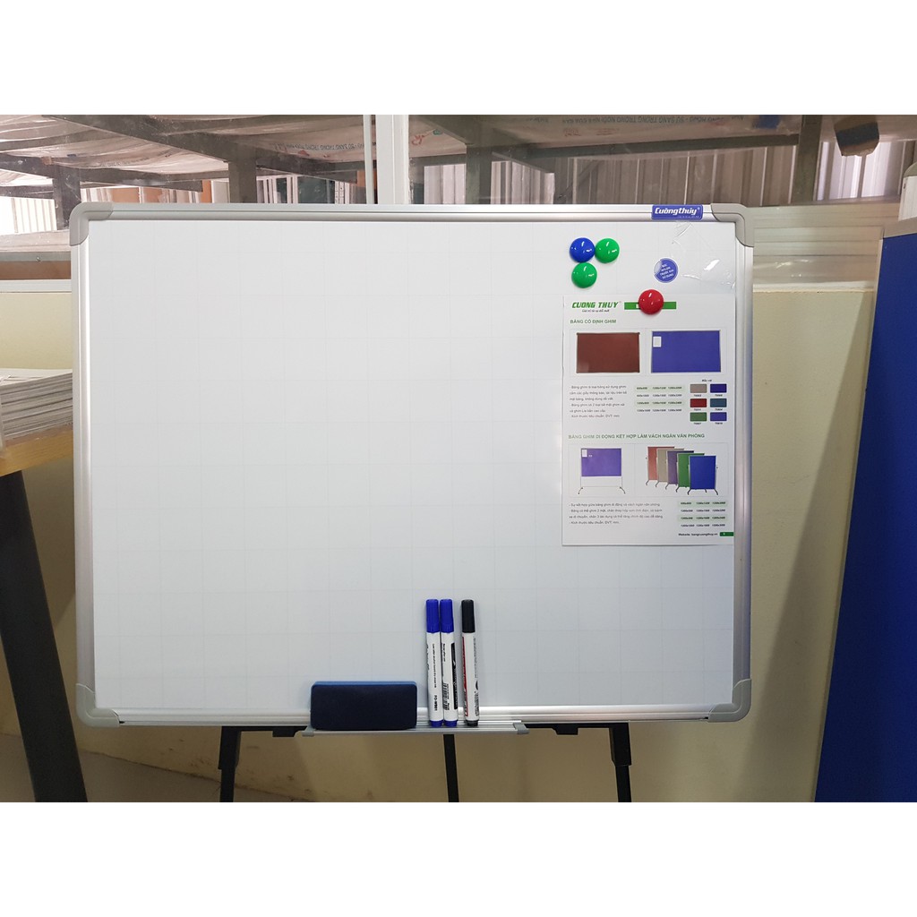 Bảng từ trắng, KT: 100x120cm dòng Standard - Bảng Cường Thúy