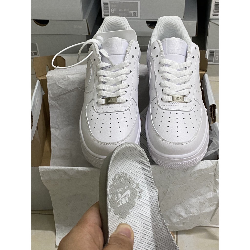 giày thể thao sneaker trắng nam/nữ tăng chiều cao nhẹ đế êm cực hót