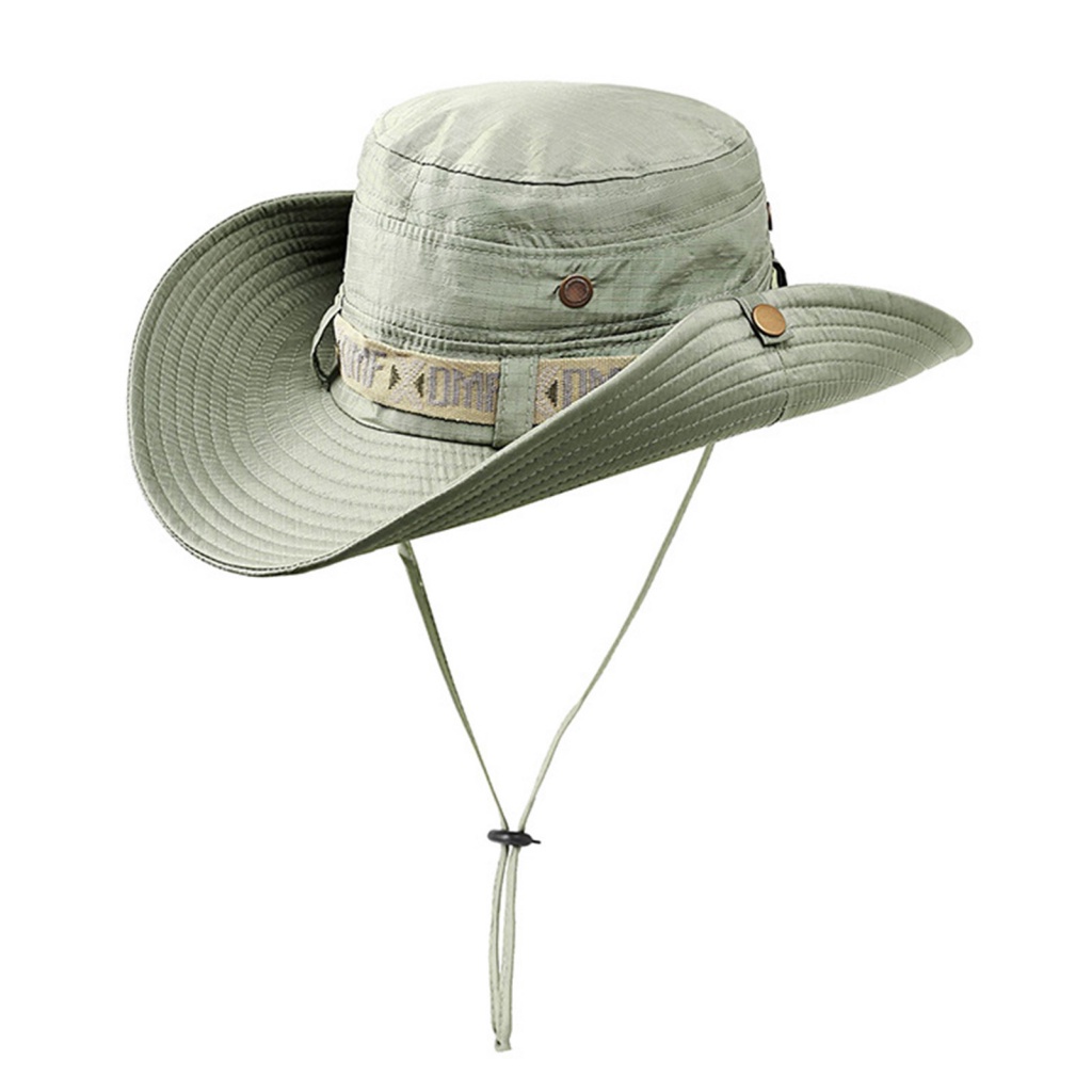 Nón Vành Rộng Phong Cách Retro Chống Nắng Ngoài Trời Cho Nam