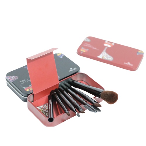 Hộp cọ My darling 6 cây VACOSI MY DARLING TRAVEL BRUSH SET 6 PCS (RED)