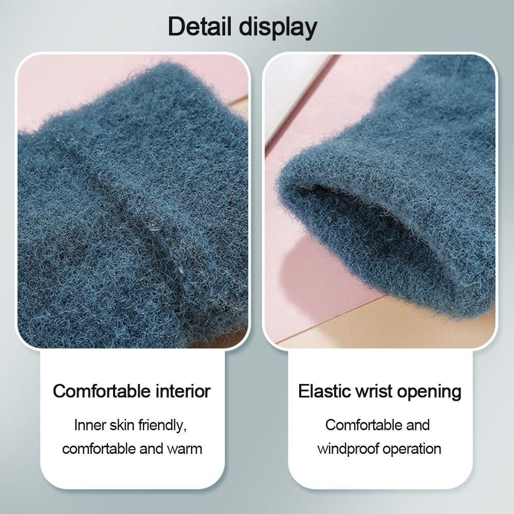 Găng Tay Khủng Long Bằng Lông Nhung Dày Dặn Dành Cho Trẻ Em