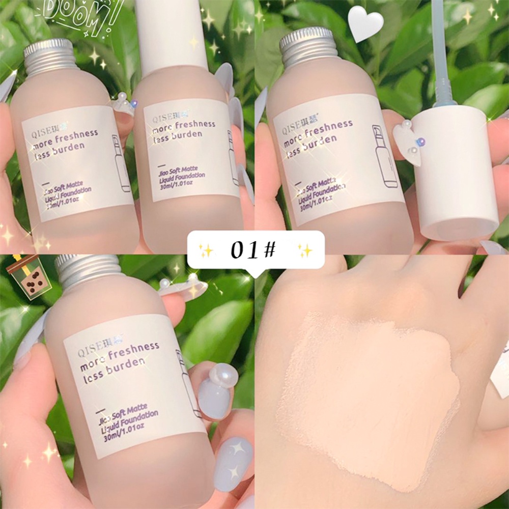 [Hàng mới về] Kem Nền Che Khuyết Điểm Qise Dạng Lỏng Trang Điểm Dưỡng Ẩm Kiềm Dầu Chống Nước Lâu Trôi | BigBuy360 - bigbuy360.vn