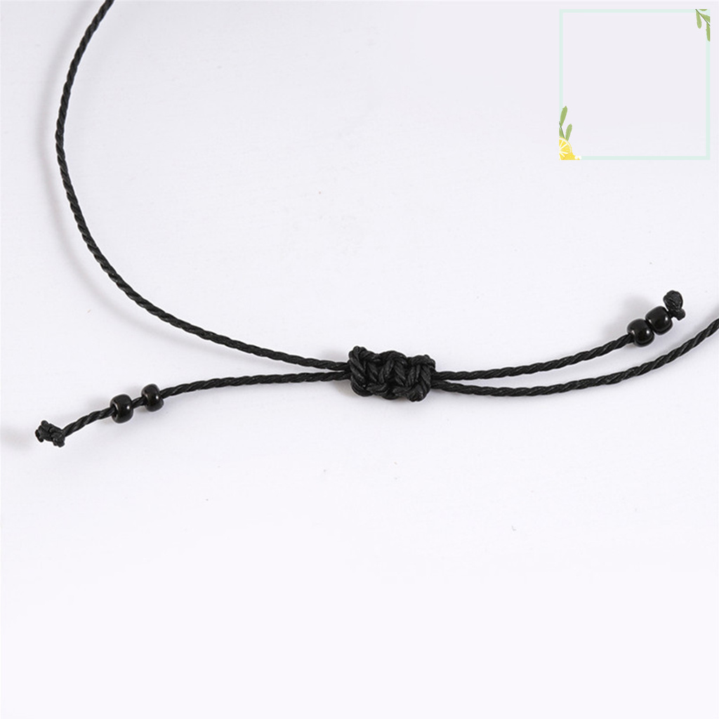 Bộ 2 Vòng Tay Chuỗi Hạt Handmade Có Thể Điều Chỉnh Kích Cỡ Tiện Dụng Cho Nam Và Nữ