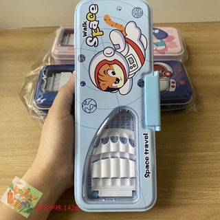 Hộp Bút Sắt 2 Ngăn B520