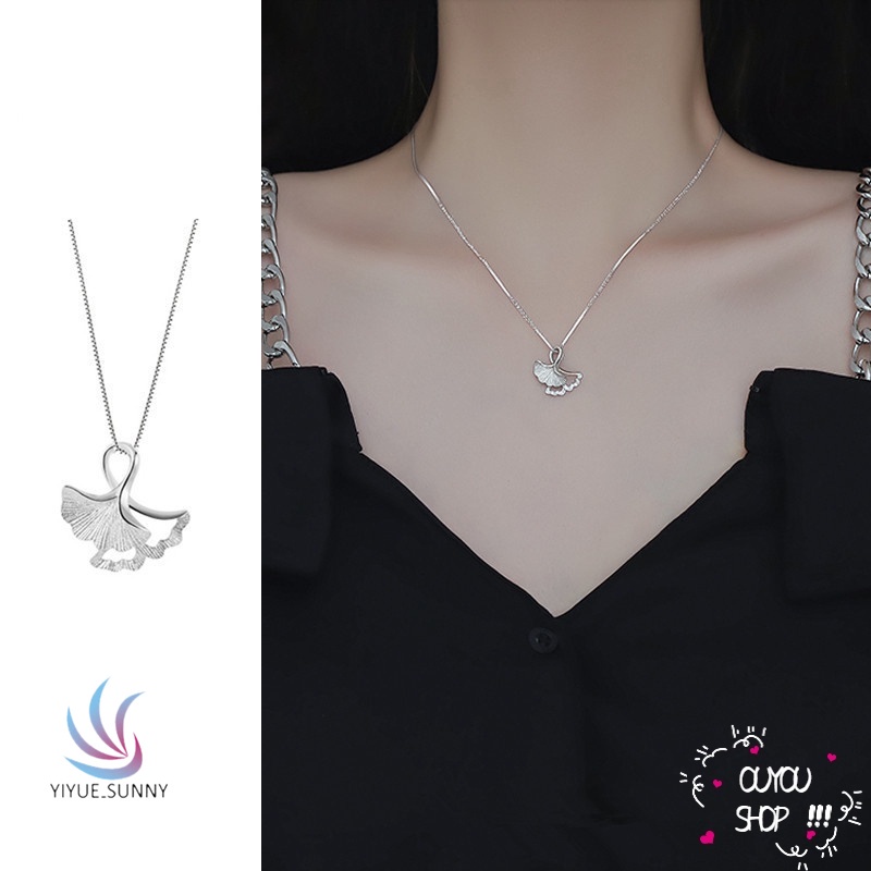 Vòng cổ Hình Lá Bạch Quả Sang Trọng Cho Nữ
