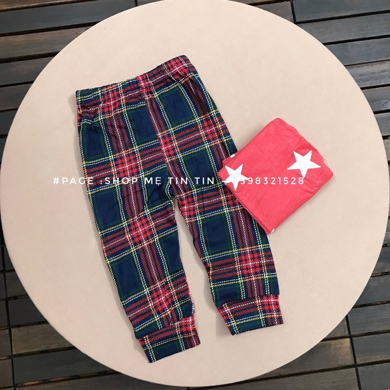 set 2 quần dài bozip cho bé (6-8kg)