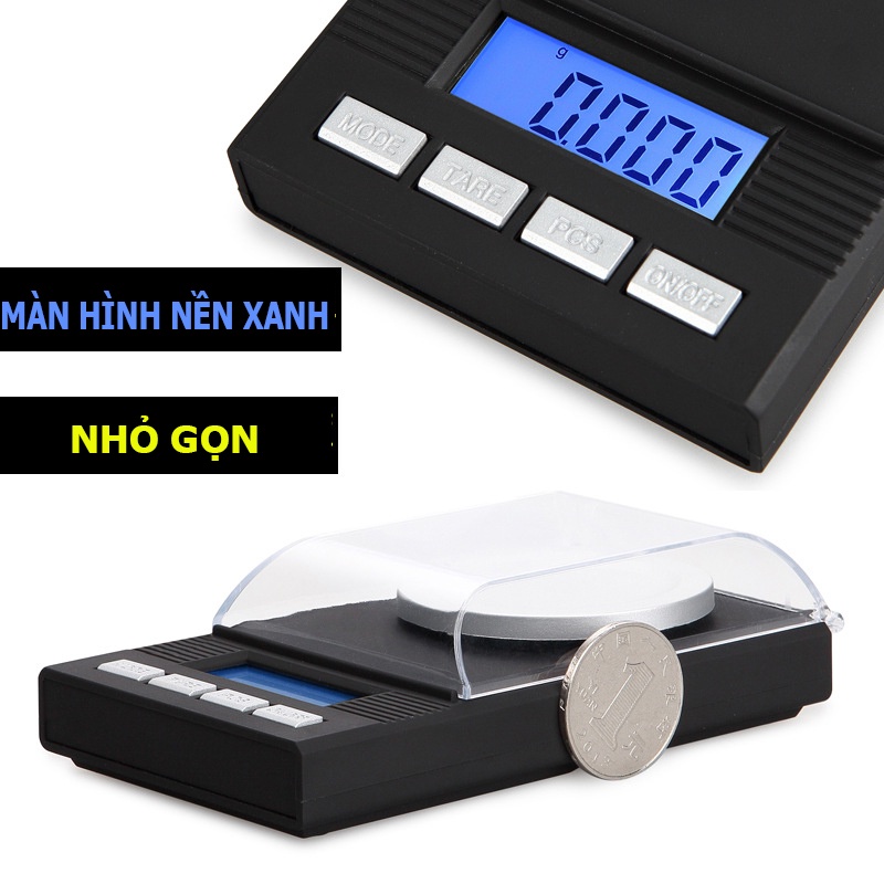 Cân tiểu ly điện tử mini trang sức KHALIK CX-128 độ chính xác cực cao 0.001g - Đạt chứng chỉ chất lượng