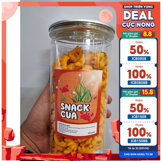 Bánh snack cua hủ pét 930ml 250g