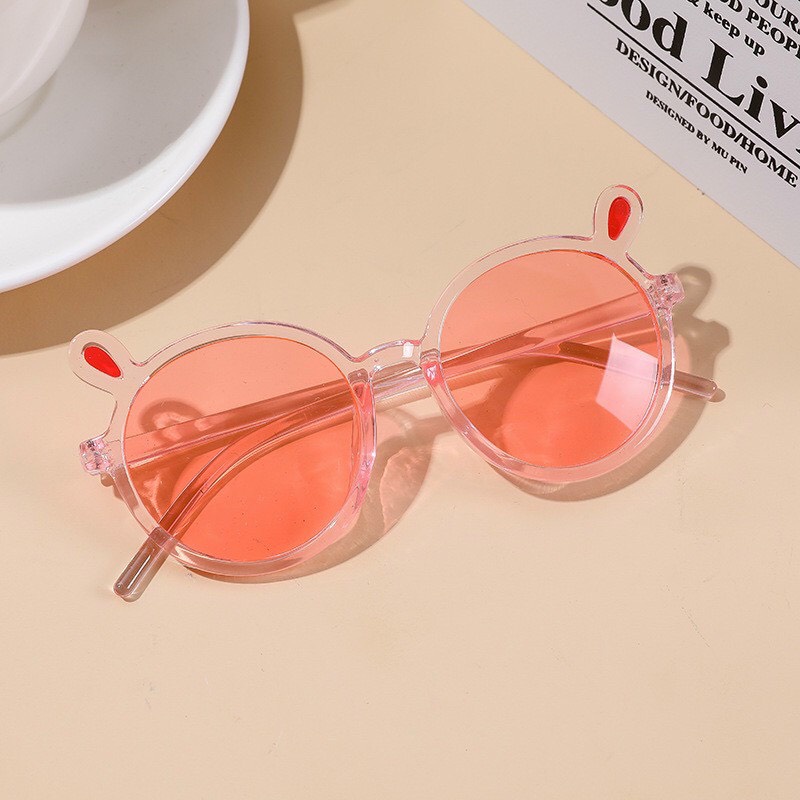Mắt kính thời trang tai thỏ chống nắng tia UV, chống bụi cho bé trai và bé gái - Kính râm đi nắng đáng yêu cho bé