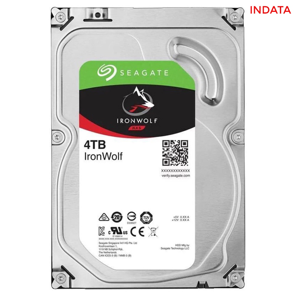 Ổ cứng HDD chuyên dụng cho NAS Seagate Ironwolf 4TB SATA 5400rpm 64MB Cache chính hãng