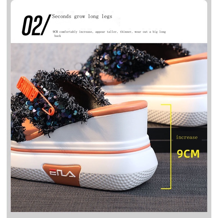 Dép Đế Xuồng Dày Dặn Chống Thấm Nước Thời Trang Mùa Hè Dành Cho Nữ 2022