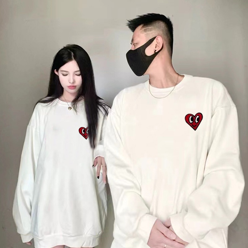Áo nỉ nữ ihkke dài tay cổ tròn thời trang Hàn Quốc