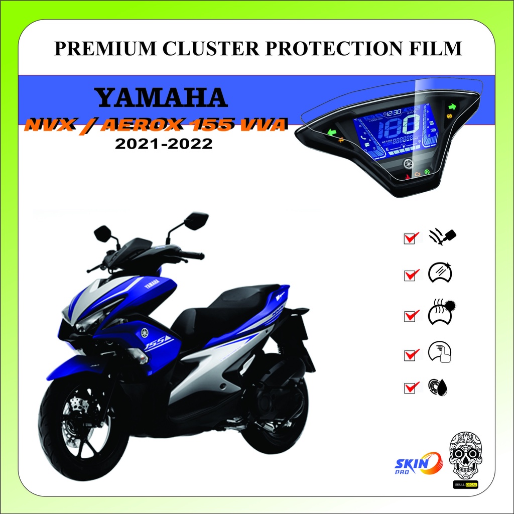 Miếng dán PPF bảo vệ mặt đồng hồ xe NVX V2 AEROX 2021 2022 - YAMAHA NVX155 NVX 155 V2 AEROX AEROX 155