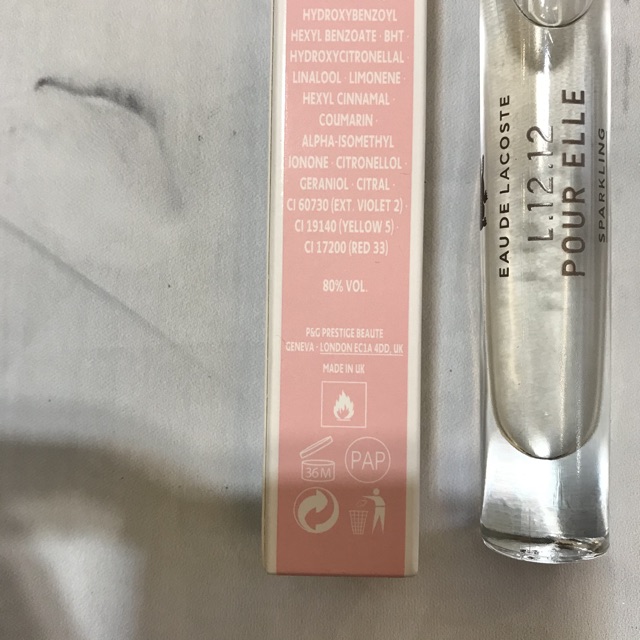 Nước hoa nữ Lacoste L.12.12 Pour Elle Sparkling 7.4 ml