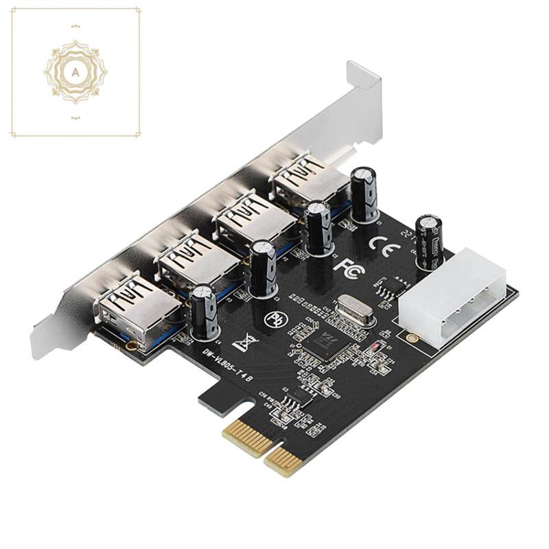 Card Đồ Họa Pci-E Chuyển Đổi Pci Express Sang 4x Usb 3.0 4pin Thẻ