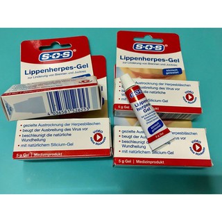 ( HÀNG CHUẨN ĐỦ BILL )gel SOS Lippenherpes trị tróc mép dạng Herpes hoặc bệnh zona thần kinh