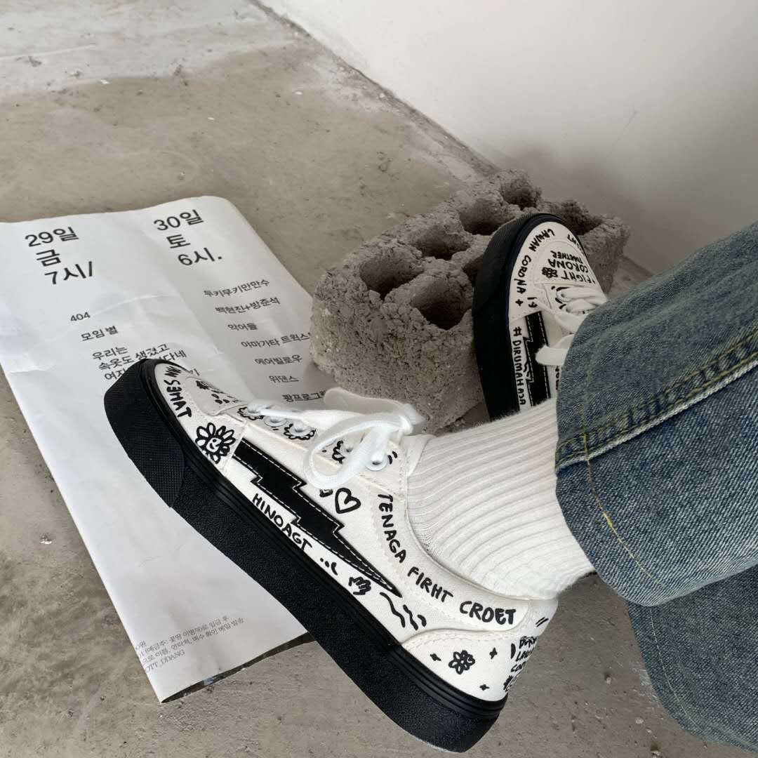 Giày Thể Thao Vải Bạt Thời Trang Hàn Cho Nữ 2021 | BigBuy360 - bigbuy360.vn