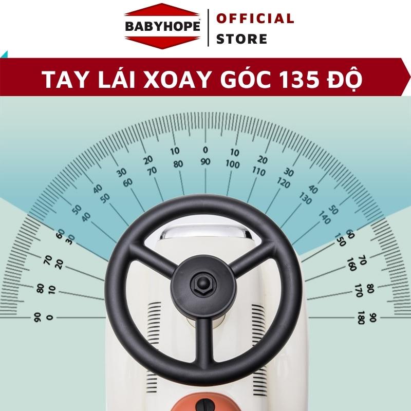 Xe chòi chân cho bé ô tô Babyhope có nhạc đèn led siêu đẹp Babyhope