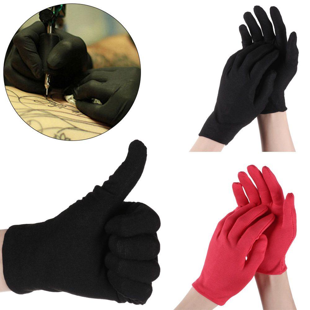 Set 6 Đôi Găng Tay Cotton Chống Bụi Thoáng Khí Bảo Vệ Sức Khỏe