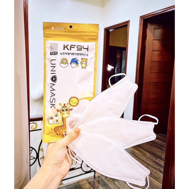 Combo Khẩu Trang KF94 Uni Mask Trẻ Em 50 cái