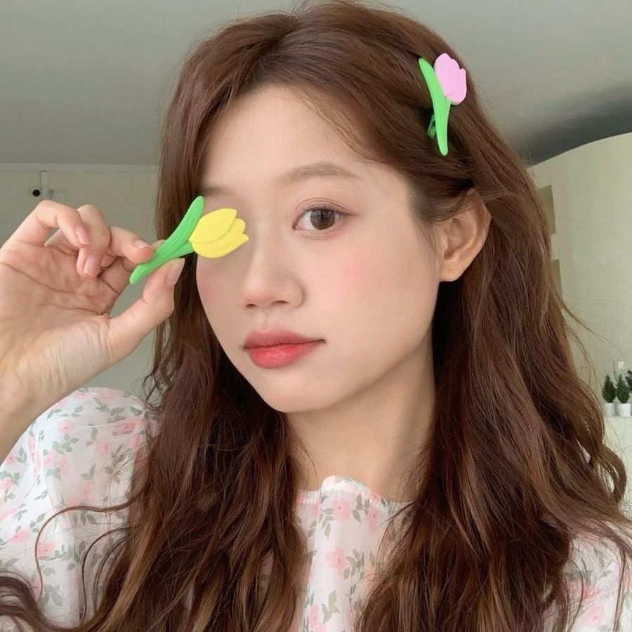 Kẹp Tóc Hình Hoa Tulip Dễ Thương Thời Trang Hàn Quốc Cho Nữ