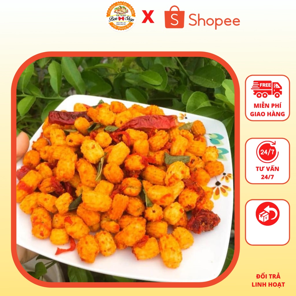 1KG NUI SẤY MIX KHÔ BÒ GIÒN NGON