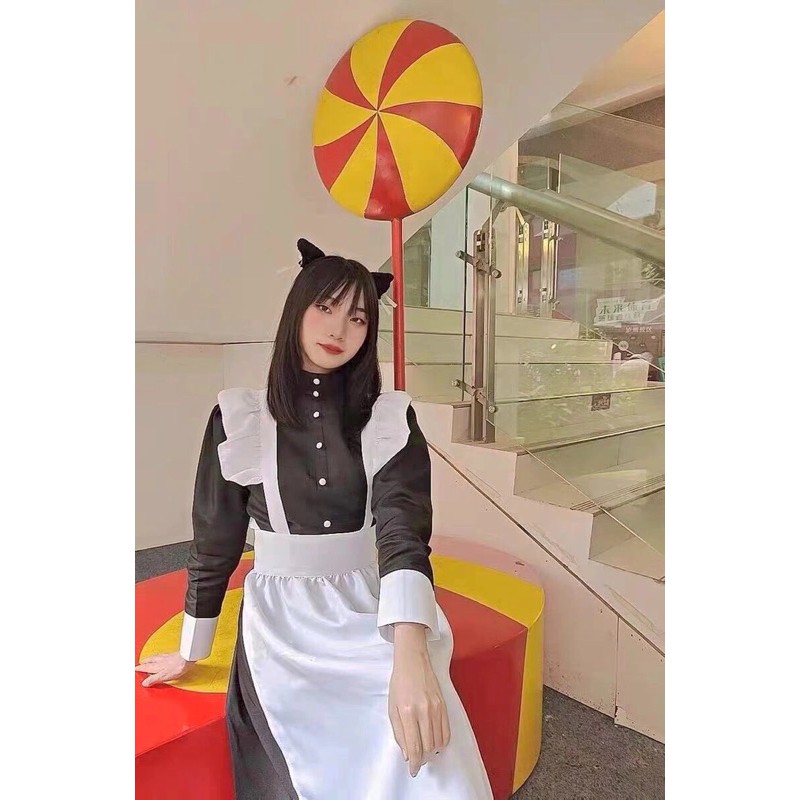 set cosplay dành cho nam và nữ dáng dài,cos bồ bàn, nhân viên phục vụ | BigBuy360 - bigbuy360.vn