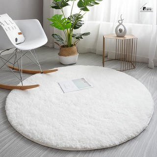 Mua Thảm Tròn Bắc Âu Lông Dày Mịn Chống Rụng Trang Trí Không Gian