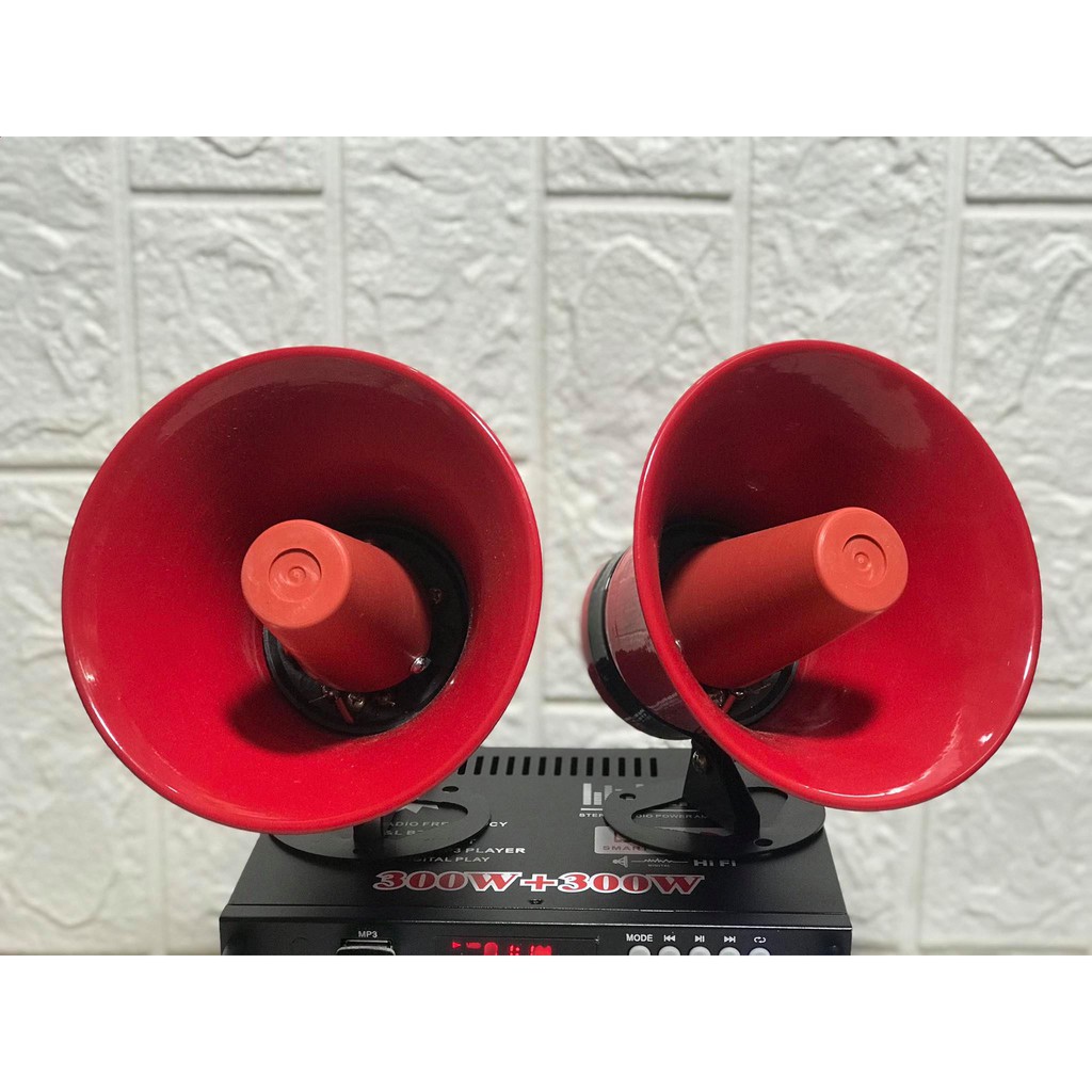 Loa bẫy chim đêm bát nhôm đỏ 20w đánh chim đêm tiếng siêu chuẩn - loa phóng thanh 20w bán hàng rong