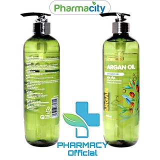 [Chính hãng] [Pharmacity] Sữa tắm lành tính dược Mỹ phẩm Argan Oil (490ml) Thái Lan