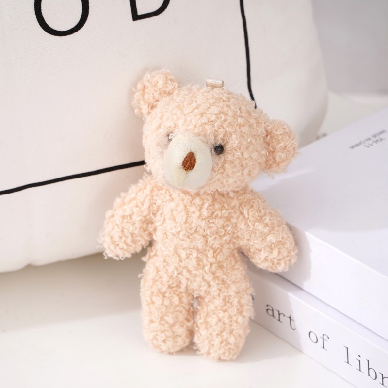 Móc khóa gấu bông treo balo siêu dễ thương , treo túi xách, treo móc khoá