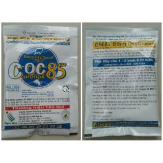 Thuốc phòng trừ nấm bệnh cốc 85 -20g