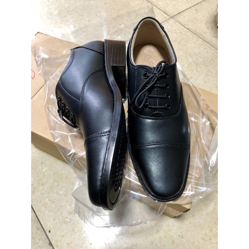 Giày da nam công sở an da thật buộc dây kèm hộp giấy