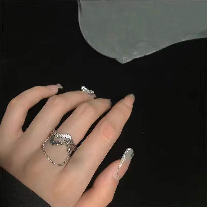 Nhẫn hợp kim đính đá zircon thời trang cho nữ