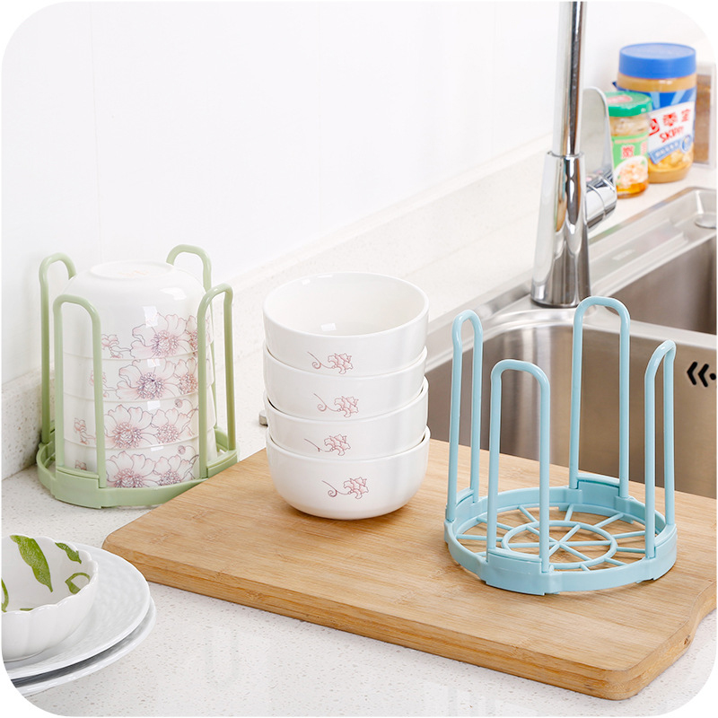 Giá đựng bát có rãnh thoát nước bằng nhựa có thể thu gọn thuận tiện chất lượng cao