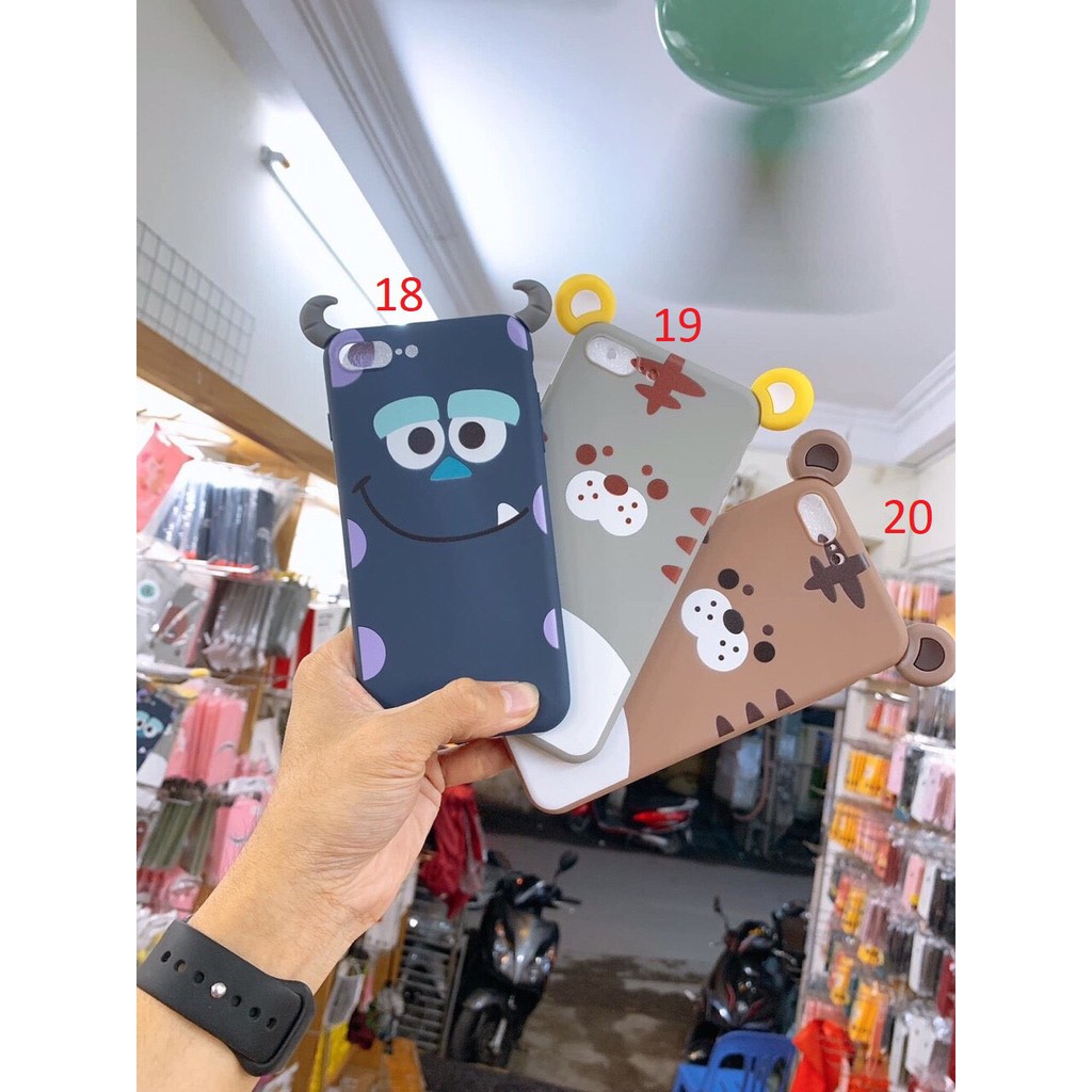 Ốp chống bẩn dẻo có sừng siêu cute đủ tất cả các dòng điện thoại ip op ss