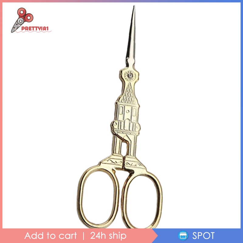 Kéo Cắt May Vá Bằng Thép Không Gỉ Phong Cách Cổ Điển Prettyia1