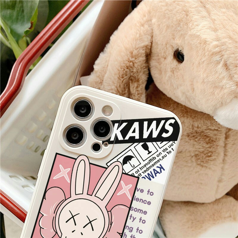 Ốp lưng iphone Kaws Nice cạnh vuông BVC 7/7plus/8/8plus/x/xs/11/12/pro/max/plus/promax [Tomax Shop]