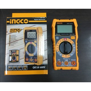 Đồng hồ đo điện vạn năng (2000 số đếm) ingco DM2002