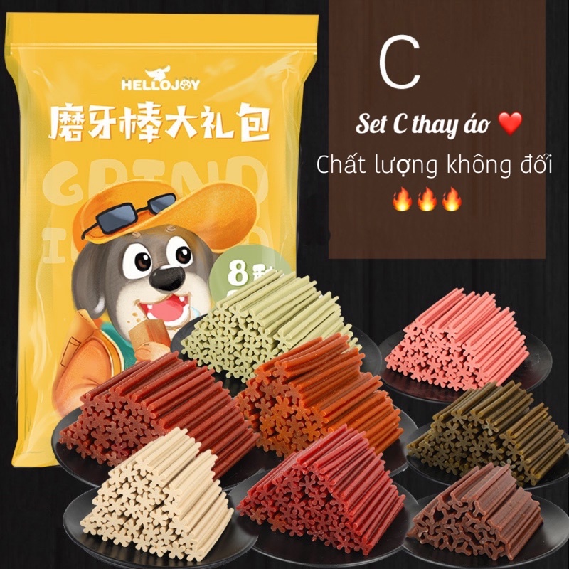 [800gr] Xương Gặm Cho Chó HelloJoy