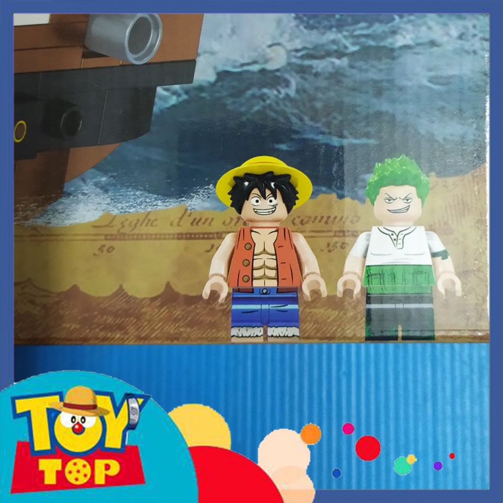 Đồ chơi lắp ráp xếp hình ghép One Piece : Tàu thuyền của Băng mũ rơm Luffy Zoro GOING MERRY SHIP PRCK 69851