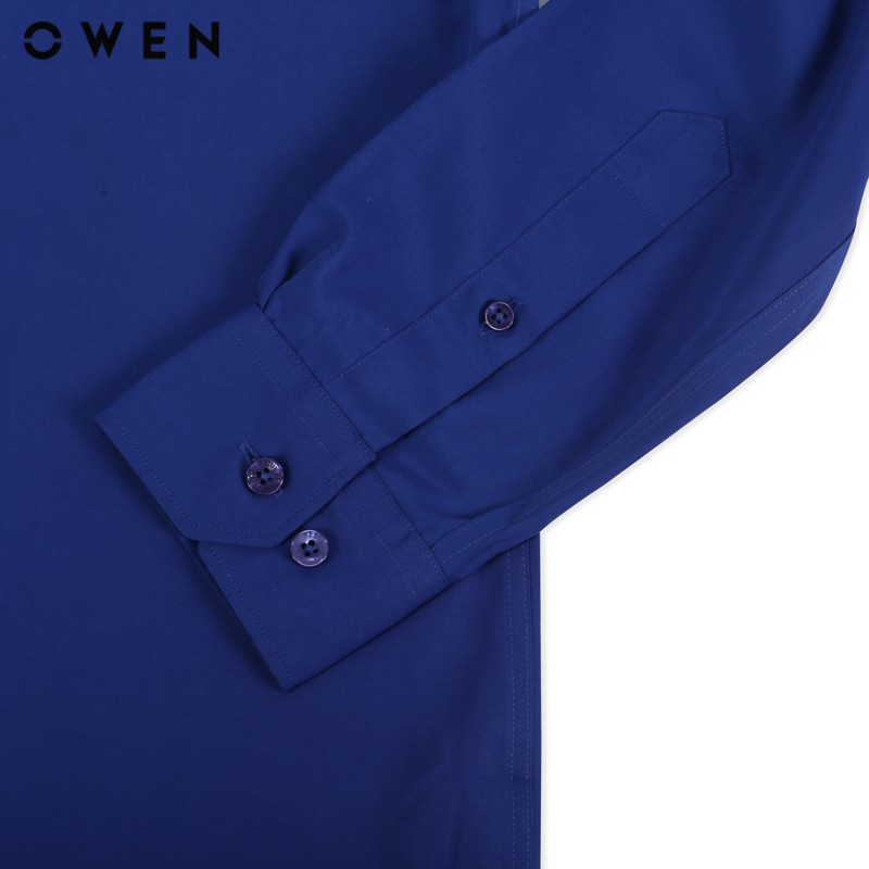 Áo sơ mi dài tay nam Owen dáng Regularfit màu xanh - AR80924D | BigBuy360 - bigbuy360.vn