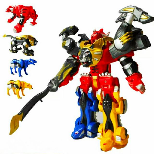 Hộp ráp siêu nhân khủng long mãnh thú