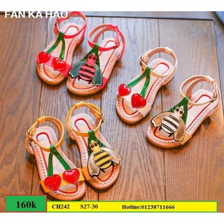 Giày Sandal Ong Bé Gái