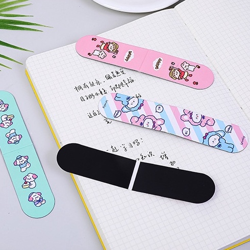 &lt;Video Review&gt; Kẹp Cao Su Dẻo Giữ Giấy Ghi Chú Tài Liệu Đánh Dấu Sách Đồ Dùng In Hoạt Hình Nhiều Chủ Đề D200