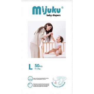 Bỉm dán Mijuku size S M 50 miếng 1 bịch
